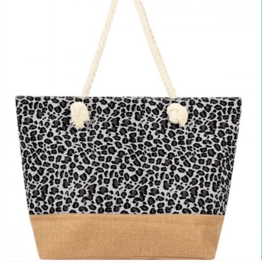 🐆 Leopard print tote bag